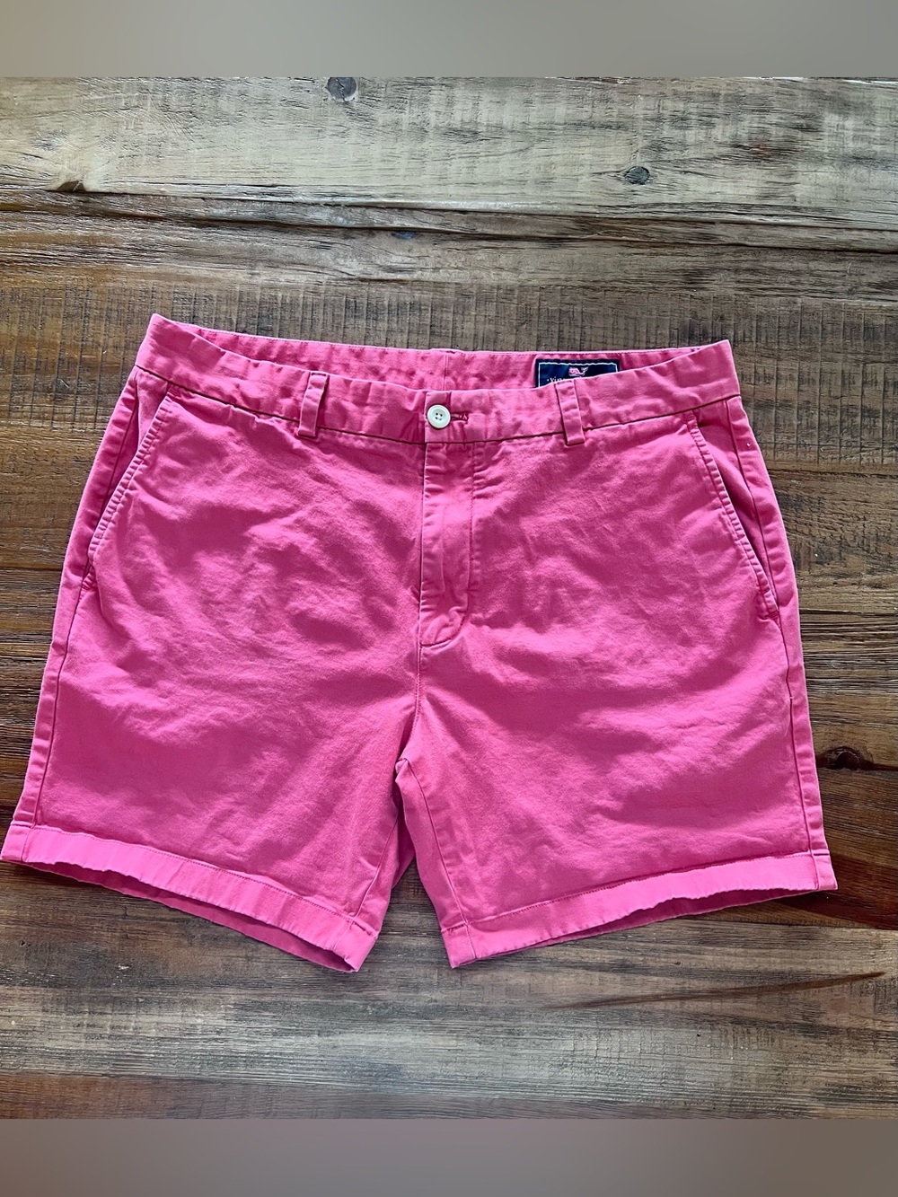 Vineyard Vines Men’s Pink Breaker Shorts | Size 36